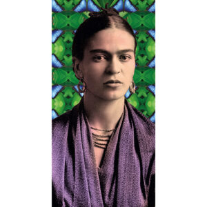 Quadro moderno pronto da appendere: Stampa arte per decorazione interni con design contemporaneo – ART-IT-STICK (Frida Kahlo)