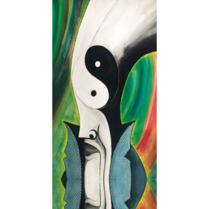 Quadro moderno pronto da appendere: Stampa arte per decorazione interni con design contemporaneo – ART-IT-STICK (Lock Down 2020)