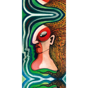 Quadro moderno pronto da appendere: Stampa arte per decorazione interni con design contemporaneo – ART-IT-STICK (Busto Deforme)