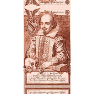 Quadro moderno pronto da appendere: Stampa arte per decorazione interni con design contemporaneo – ART-IT-STICK (William Shakespeare)