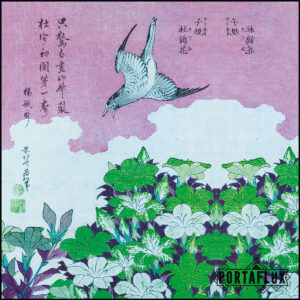 Quadro moderno pronto da appendere: Stampa arte decorazione interni Design - ART-IT-STICK (Hokusai - Acid Spring)