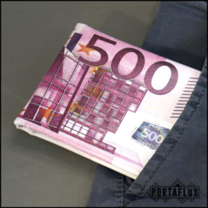 Portafoglio portaschede da Uomo, comodo,compatto e stiloso con RFID Block - ORIGINAL PORTAFLUX (500 Euro)