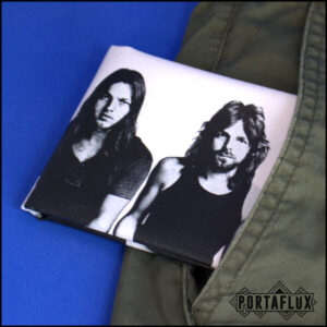 Portafoglio portaschede da Uomo, comodo,compatto e stiloso con RFID Block - ORIGINAL PORTAFLUX (Pink Floyd)