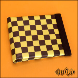 Portafoglio Donna Uomo Unisex Slim Porta Carte di Credito RFID Block Piccolo - MOLLAFLUX (Ska Yellow)