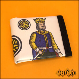 Portafoglio Donna Uomo Unisex Slim Porta Carte di Credito RFID Block Piccolo - MOLLAFLUX (La Matta)