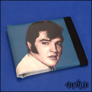 Portafoglio Donna Uomo Unisex Slim Porta Carte di Credito RFID Block Piccolo - MOLLAFLUX (Elvis Color)