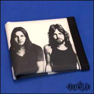 Portafoglio Donna Uomo Unisex Slim Porta Carte di Credito RFID Block Piccolo - MOLLAFLUX (Pink Floyd)