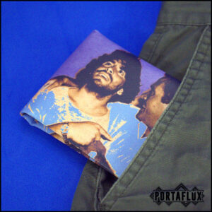 Portafoglio portaschede da Uomo, comodo,compatto e stiloso con RFID Block - ORIGINAL PORTAFLUX (Diego Armando Maradona)