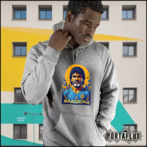 FELPA PREMIUM EDIZIONE LIMITATA TRIBUTO A MARADONA by PORTAFLUX