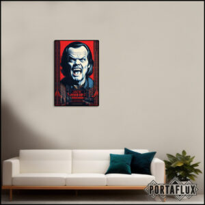 Poster d’Autore in Edizione Limitata, dedicato a Jack Nicholson, nel capolavoro di Stanley Kubrick, "Shining"