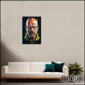 Poster d’Autore in Edizione Limitata, dedicato a Walter White, il leggendario personaggio della serie Breaking Bad